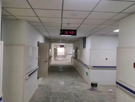 成都医院走廊扶手
